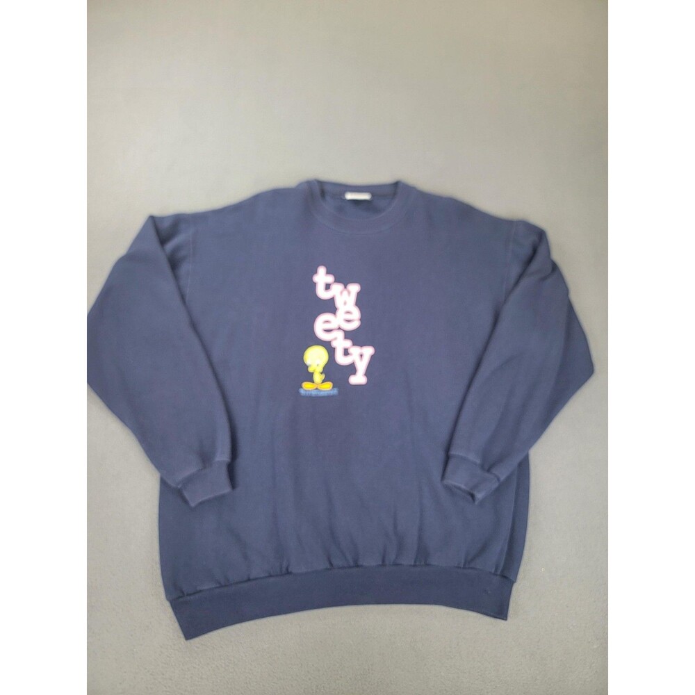 Vintage Looney Tunes Tweety Sweatshirt Mens Extra Large Crewneck Cartoon 90s
